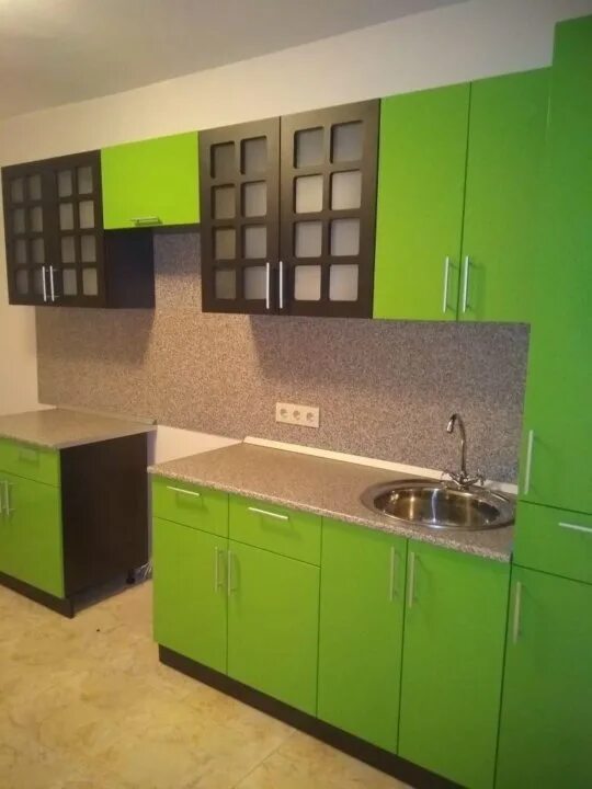 Кухня цвета эвкалипт в интерьере фото Неактивно