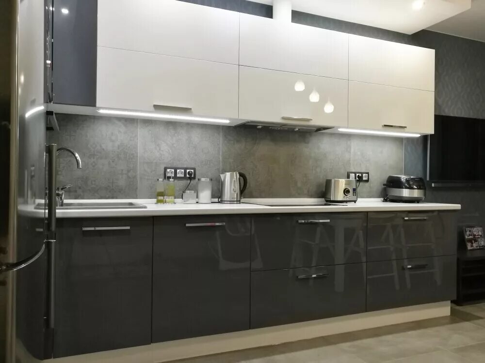 Кухня цвета графит матовый в интерьере фото Белый графит фото Molot-Club.ru