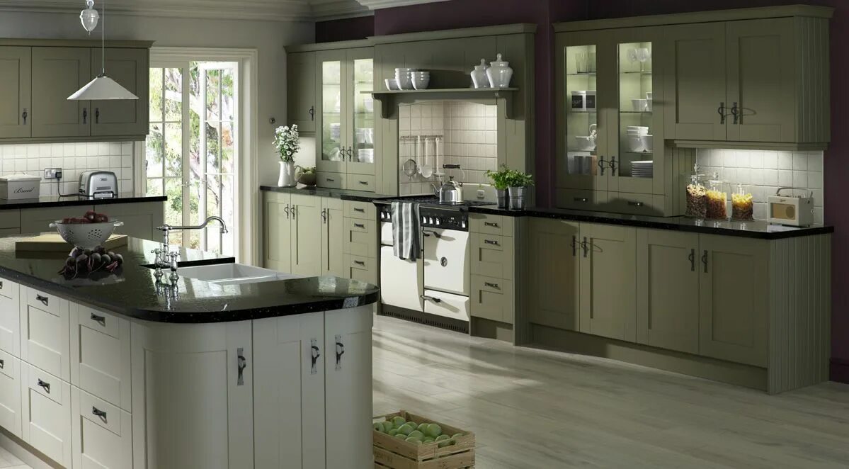 Кухня цвета хаки в интерьере фото Kitchen Gallery Refacing kitchen cabinets, Kitchen interior, Kitchens and bedroo
