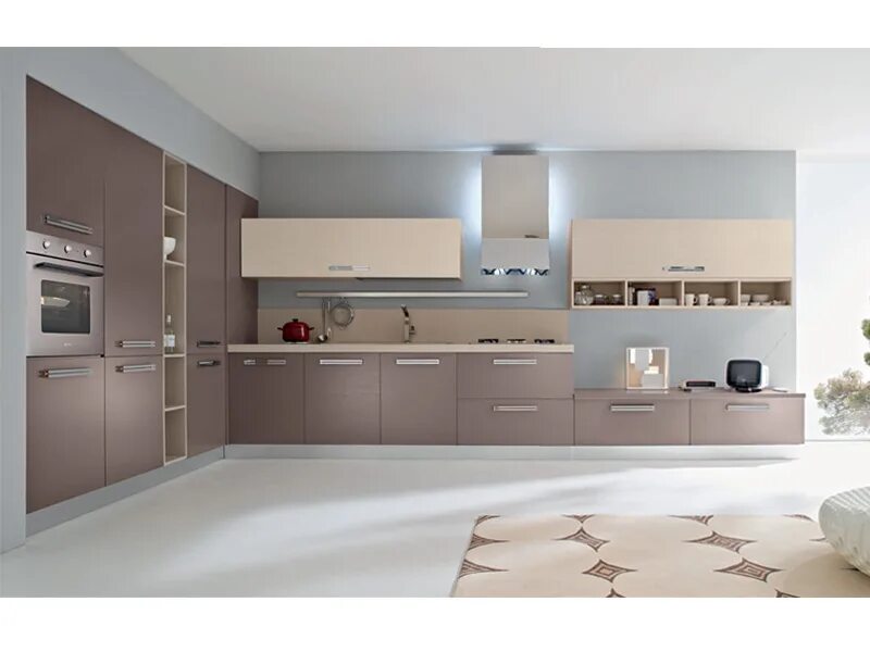 Кухня цвета капучино в интерьере Итальянская кухня KIA 06 фабрики AR-TRE - Ital-Collection