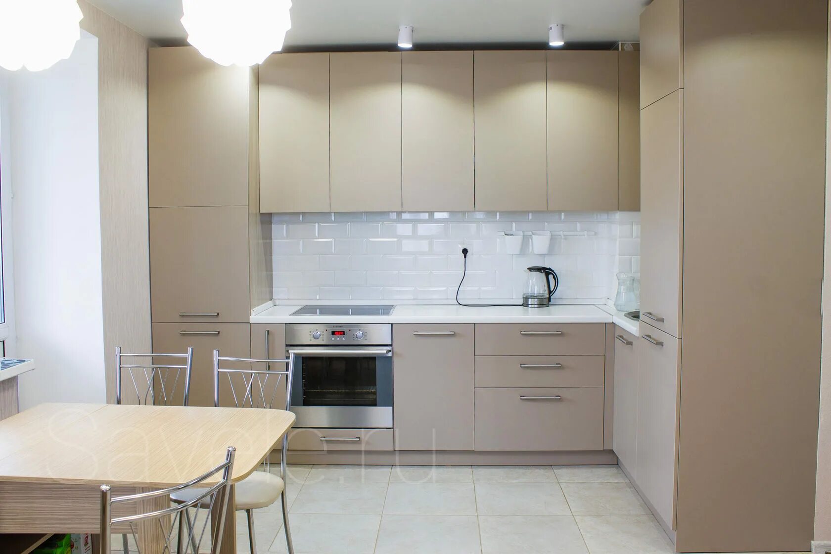 Кухня цвета капучино в интерьере фото Кухня в стиле "Капучино"