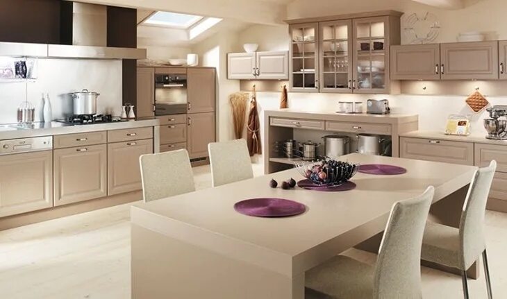 Кухня цвета капучино в интерьере фото Кухня капучино, кофейная и шоколадная. Мебель от производителя с доставкой по Мо