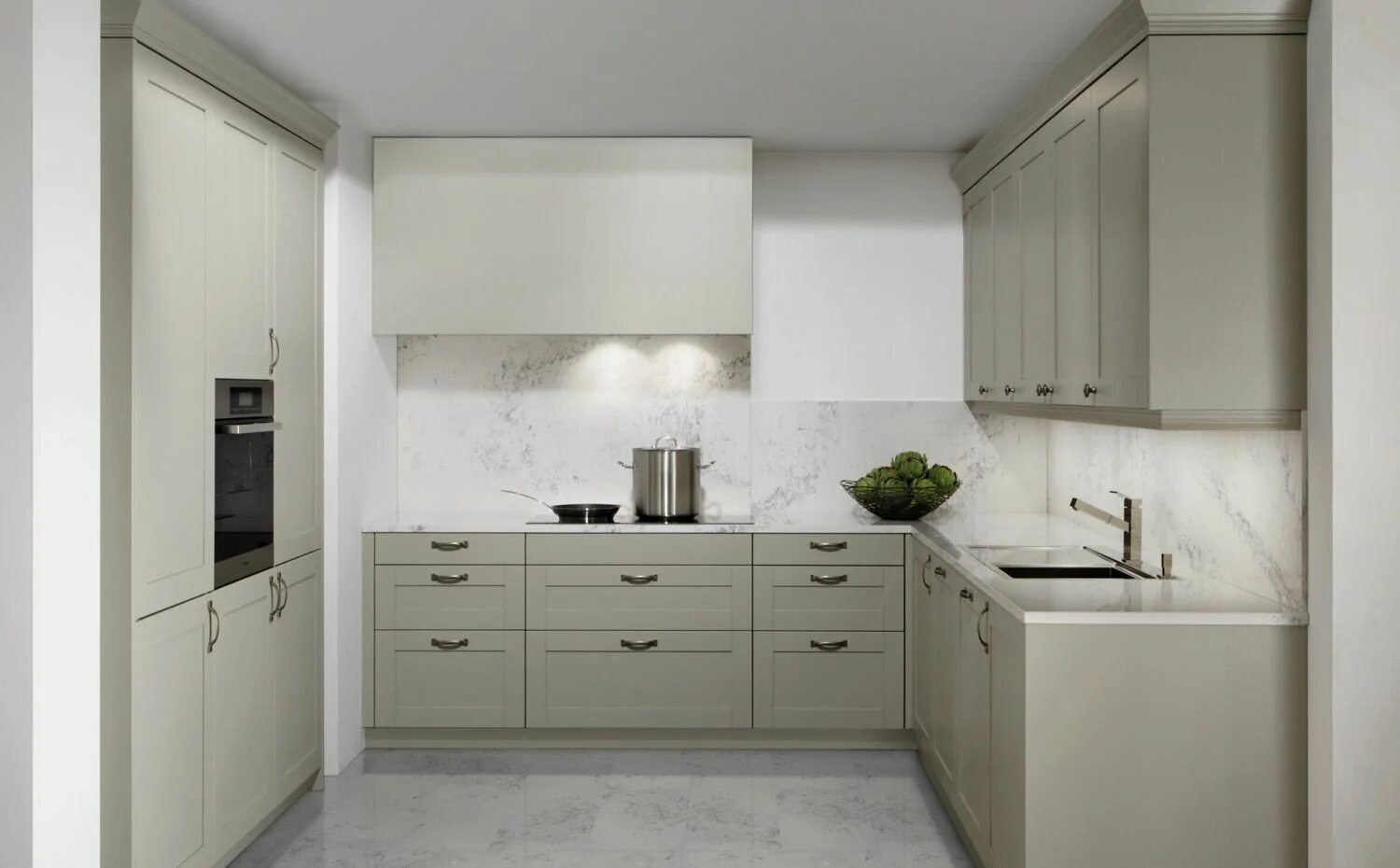 Кухня цвета кашемир в интерьере фото матовый Torino in Pebble Grey - Lacquered Oak Kitchen inspirations, Design your kitchen,