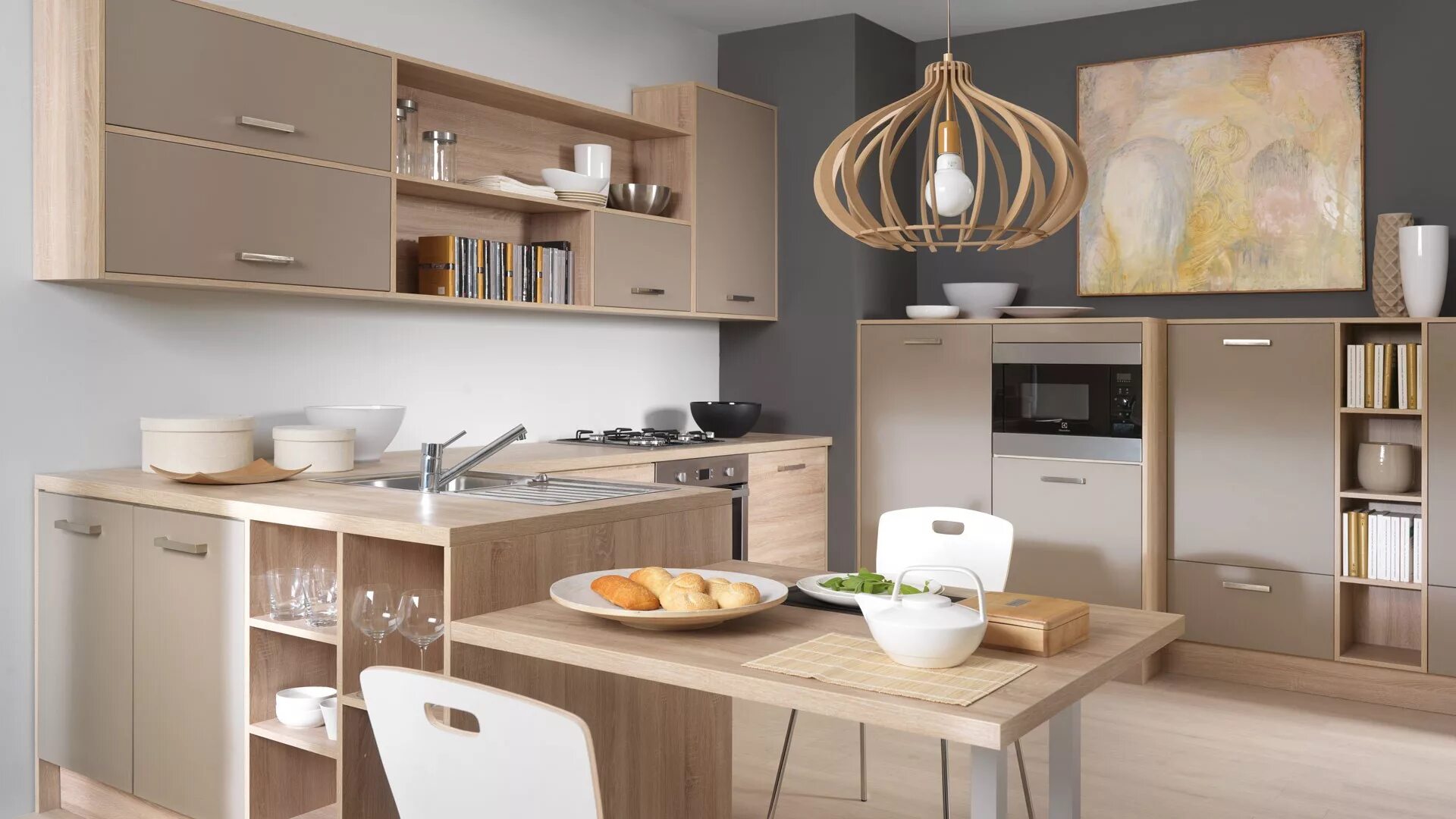 Кухня цвета латте в интерьере Кухня лате: найдено 90 картинок