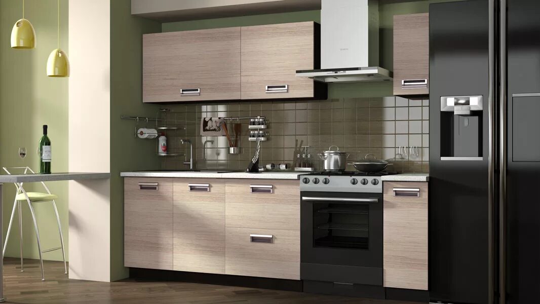 Кухня цвета латте в интерьере фото Модульная кухня "Латте-1" - - заказать за 15 704 руб. - mirujuta.ru