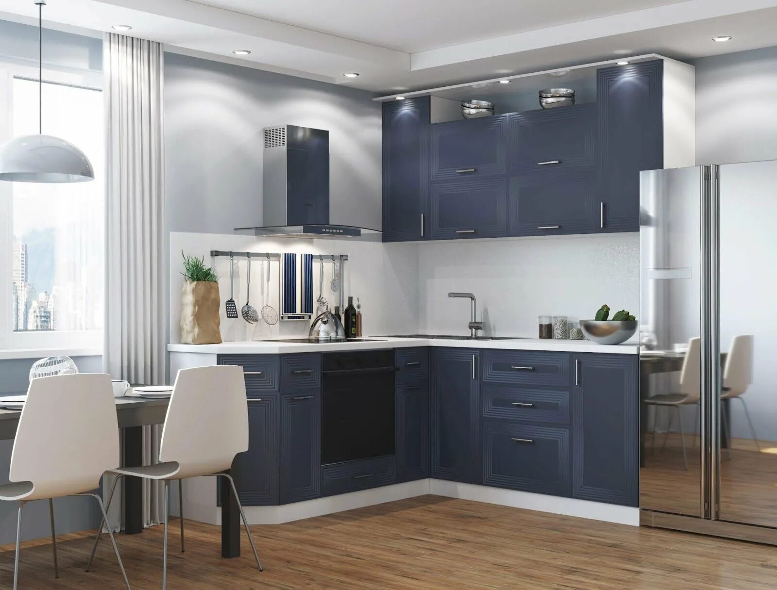 Кухня цвета маренго в интерьере фото Цвет маренго в интерьере - Какаду Декор.ру