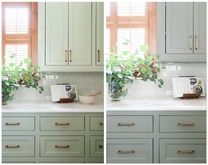 Кухня цвета шалфей фото в интерьере Кухня цвета шалфей