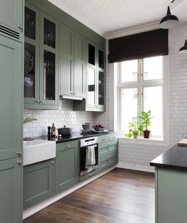Кухня цвета шалфей фото в интерьере Пин на доске Kitchens