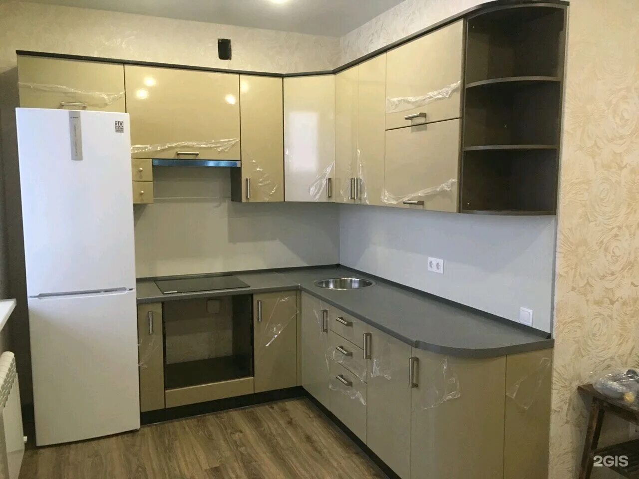 Кухня цвета шампань в интерьере фото Цвет шампань кухонный гарнитур (99 фото) - фото - картинки и рисунки: скачать бе