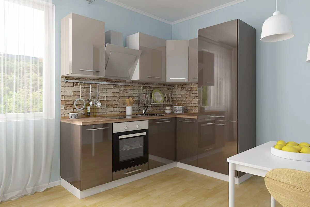 Кухня цвета трюфель в интерьере фото Кухня амика хофф - 70 фото