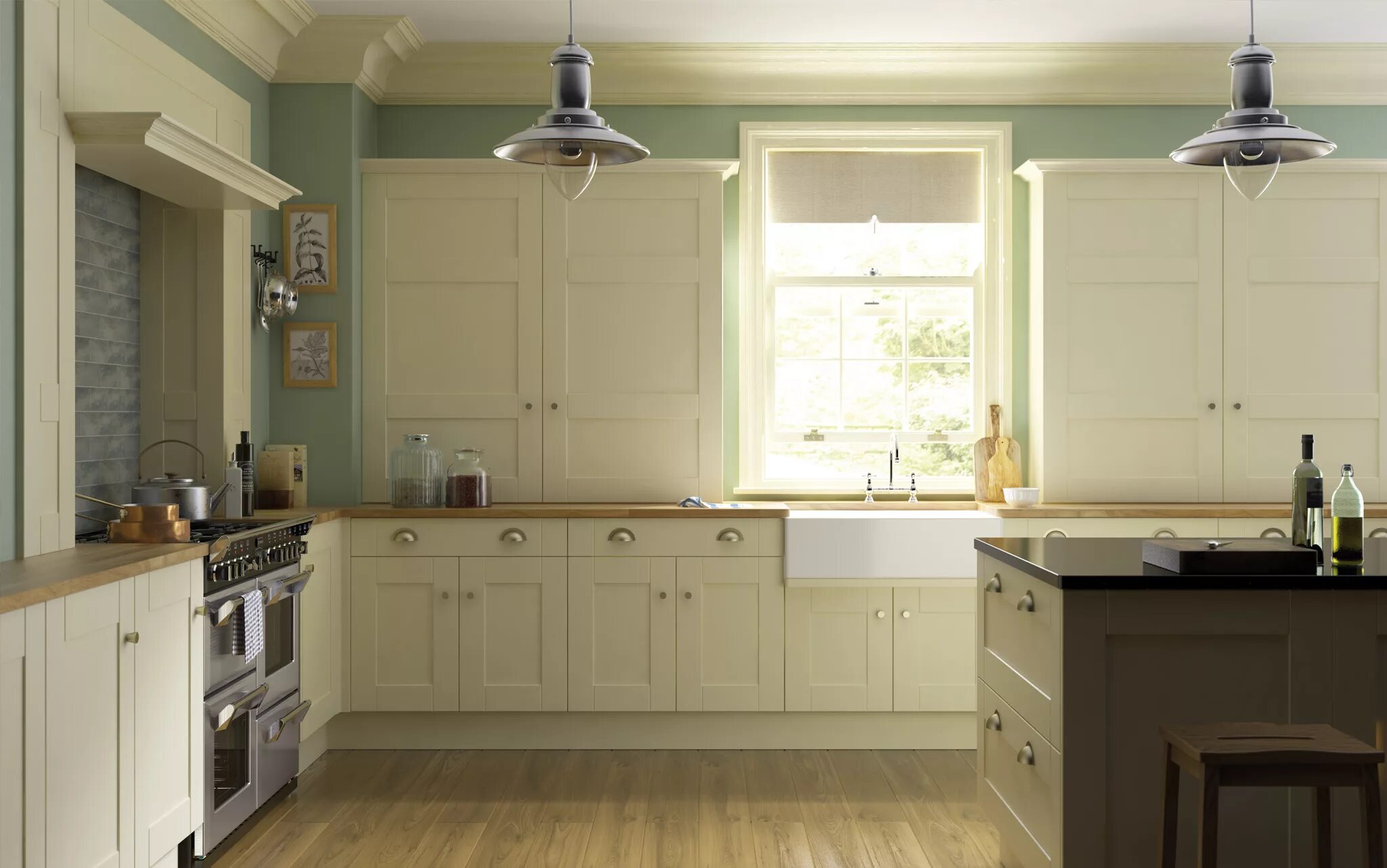 Кухня цвета ваниль в интерьере фото Кухонный гарнитур для кухни - 175 фото в интерьере. Правильная планировка!