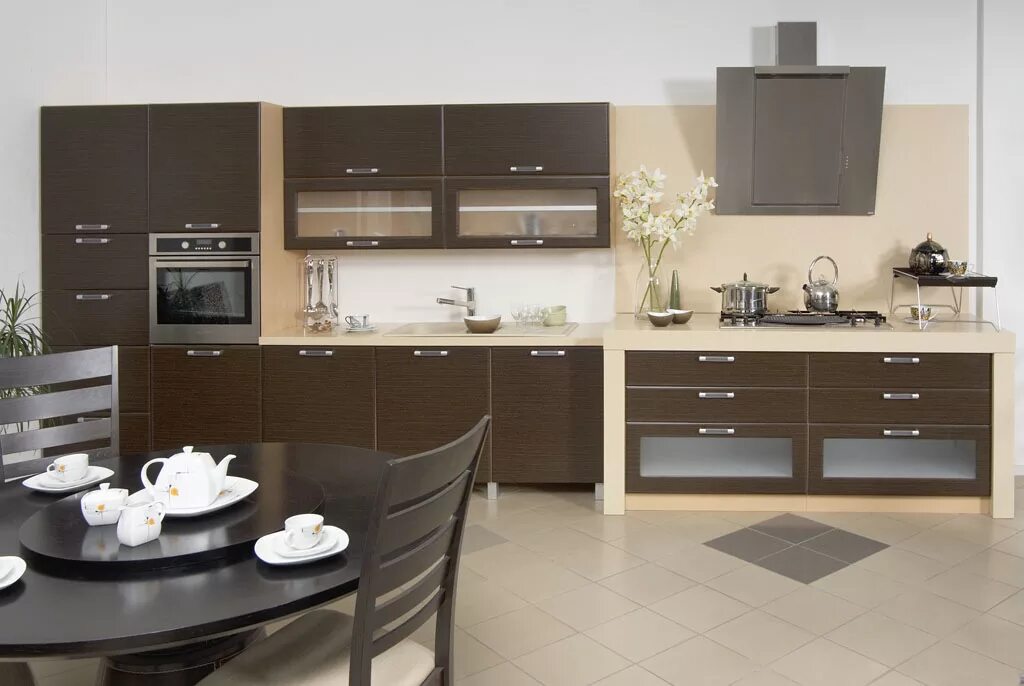 Кухня цвета венге в интерьере Сочетание венге с другими: найдено 90 картинок