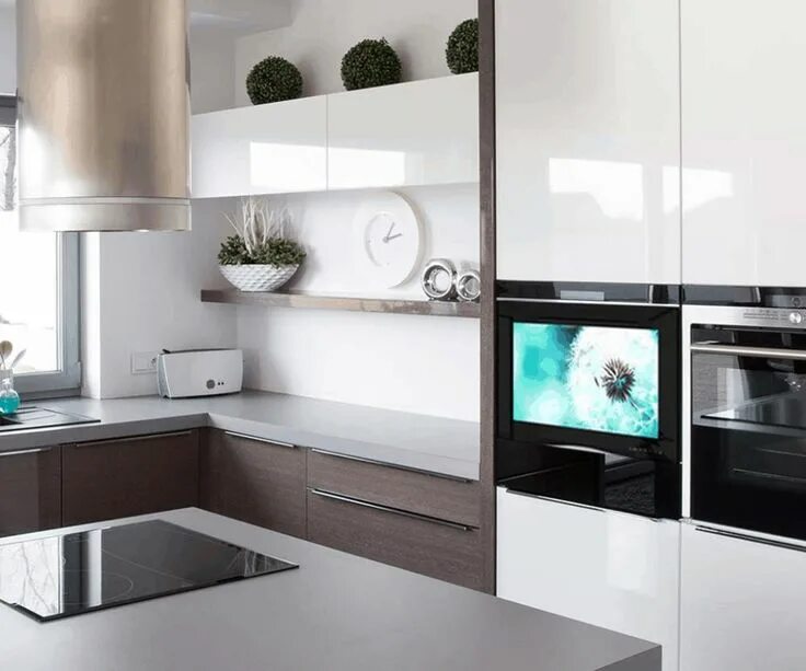 Кухня телевизор на стену фото Pin na KUCHENNE REWOLUCJE