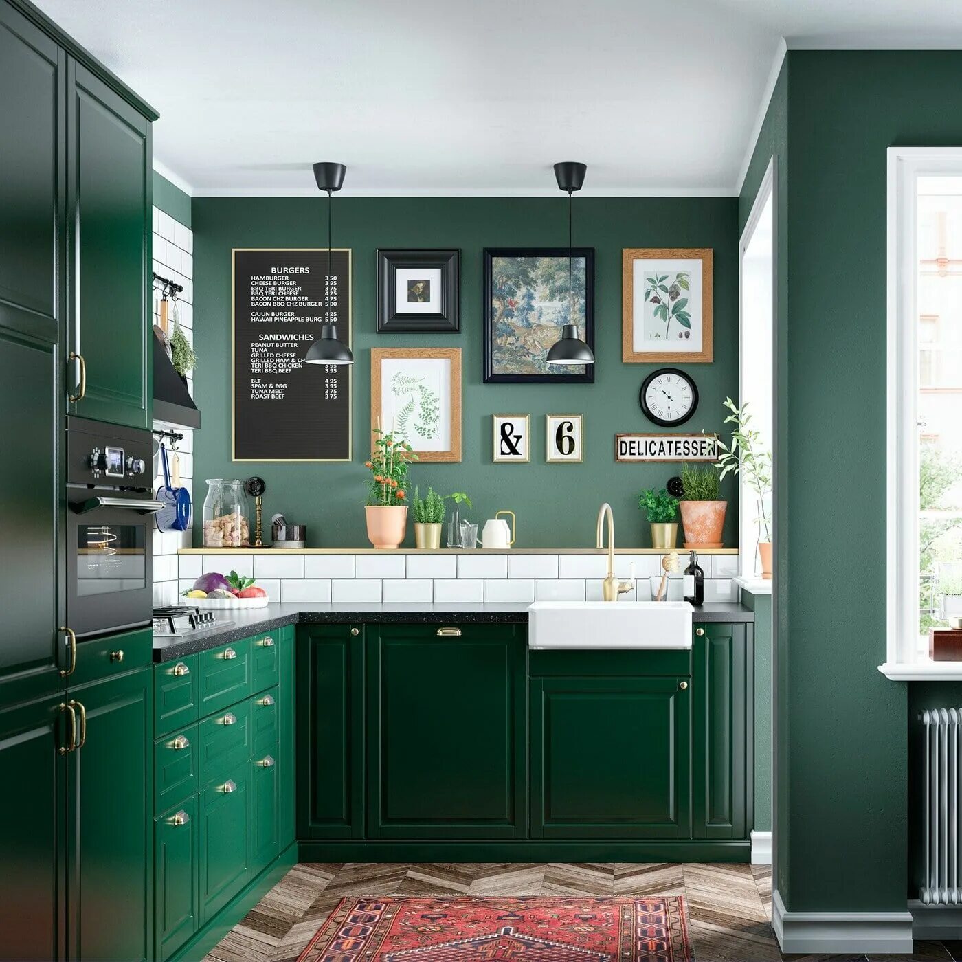 Кухня темно зеленого цвета фото A gallery of kitchen inspiration Green kitchen cabinets, Kitchen fittings, Green