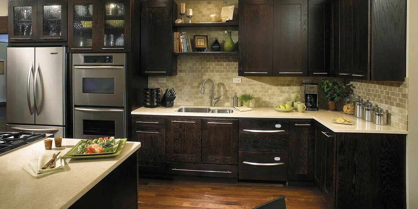 Кухня темное дерево фото Atlanta Kitchen Cabinet - Atlanta Kitchen Design - The Uniq House Kitchen design