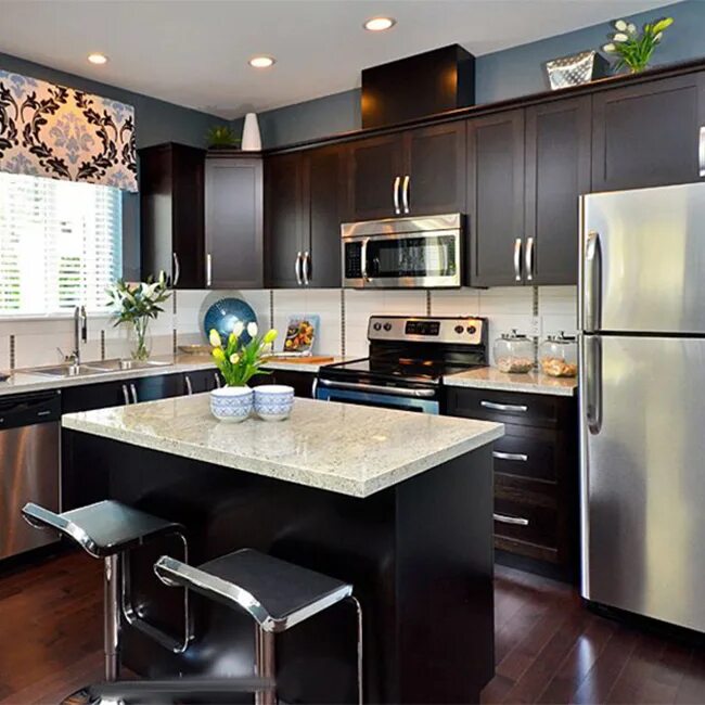 Кухня темного цвета фото дизайн Beli indonesian set lot murah - grosir indonesian set galeri gambar di diy lukis