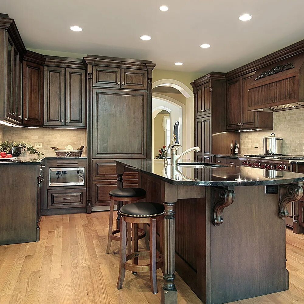 Кухня темный дуб фото China Small Kitchen Cabinet Pantry Design - Buy China Kitchen Cabinet,Small Kitc