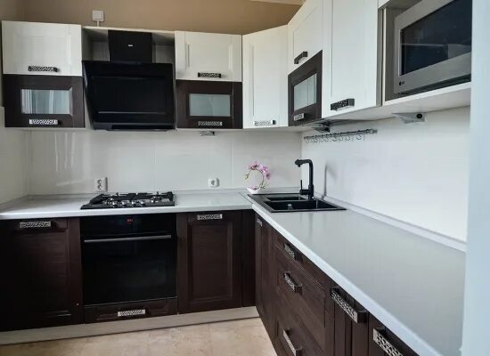 Кухня темный низ и светлый верх фото Кухня Марсель 4 Мебельный магазин "Мебельмакс" в Минске www.mebelmax.by