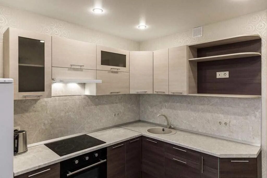 Кухня темный низ и светлый верх фото Светлый верх фото - DelaDom.ru