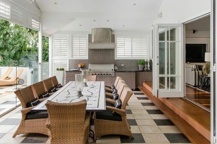 Кухня терраса фото 3 Barbeque Area Design for Your Next Barbeque Party - Talkdecor Outdoor kitchen 