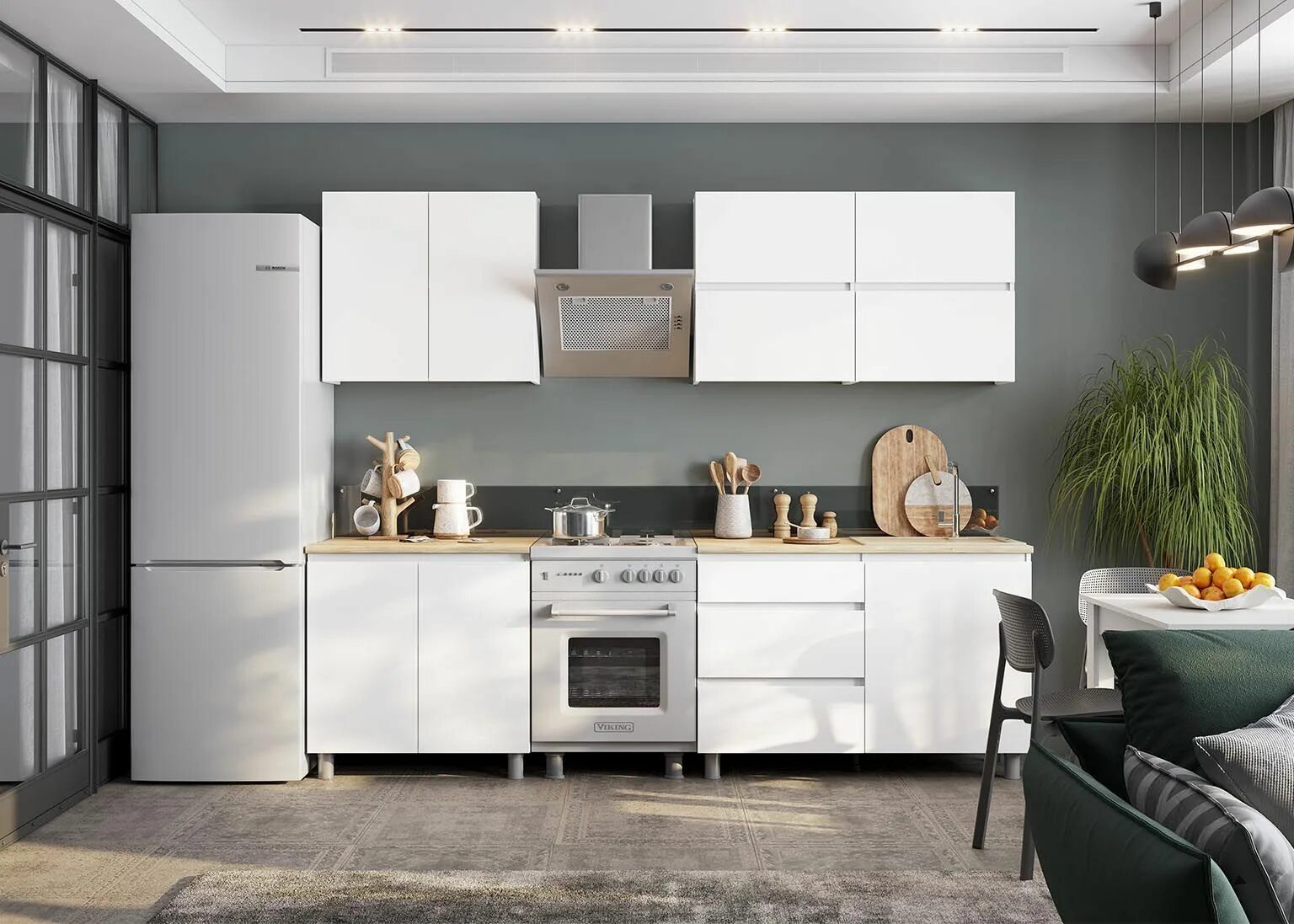 Кухня токио инструкция по сборке Кухонный гарнитур (Кухня) Токио 2.0 м Белый текстурный/Дуб сонома ЛДСП для дома,