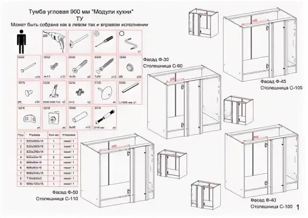 Кухня токио инструкция по сборке Картинки СБОРКА СВ МЕБЕЛИ