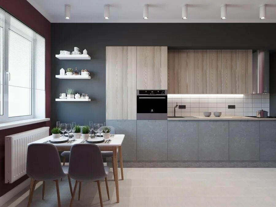 Кухня токио леруа мерлен в интерьере фото Благородные природные цвета на кухне