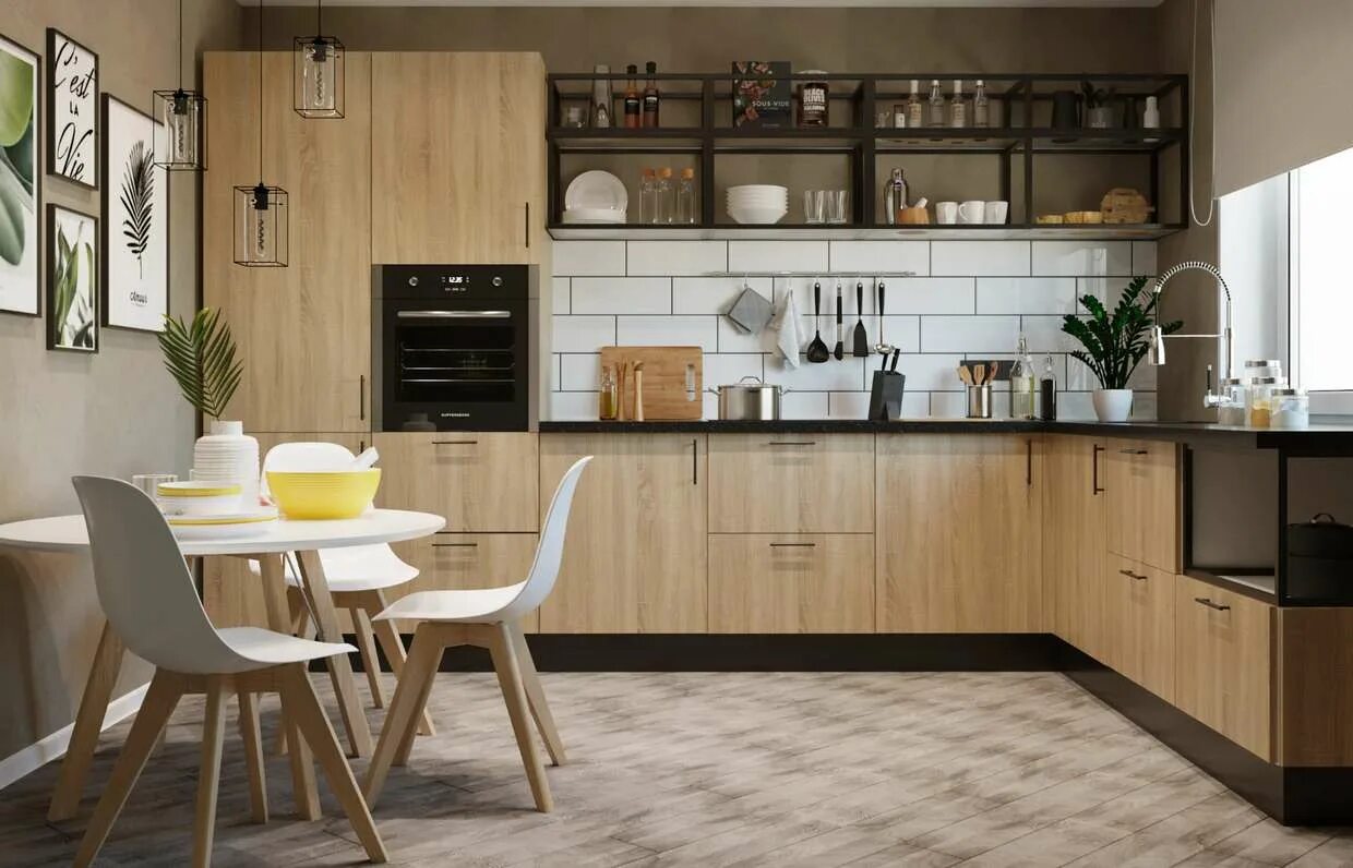 Кухня токио леруа мерлен в интерьере фото Планировка современной кухни: 9 важных принципов от профи - INMYROOM