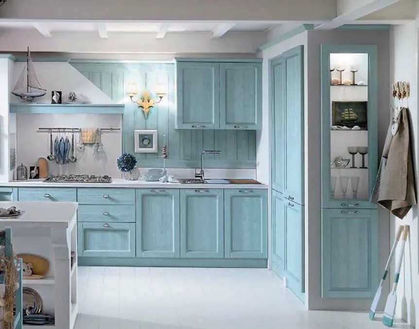 Кухня томари в интерьере Итальянская кухня Every Day Anice фабрики CALLESELLA