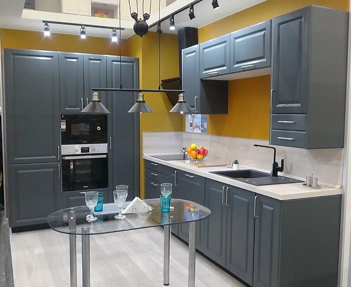 Кухня томари в интерьере в живую фото Кухня делина томари серого цвета фото - OrangMebel.ru