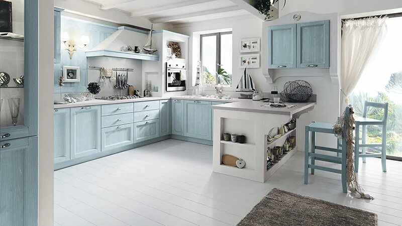 Кухня томари в интерьере в живую фото Итальянская кухня Cucina anice talcato фабрики CALLESELLA - Ital-Collection