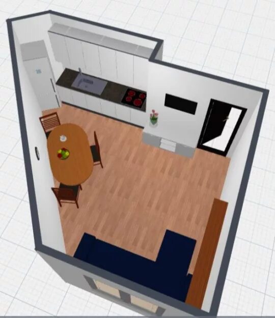 Кухня трапеция планировка фото Не стандарт.. Кухня- гостиная трапеция 20 м.кв. - Идеи ремонта