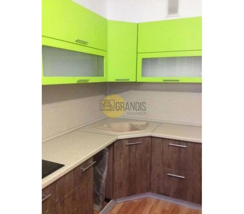 Кухня трапеция планировка фото Кухня цвет шампань "Зоальи" - модель 659 - купить недорого по цене от 19199 руб.