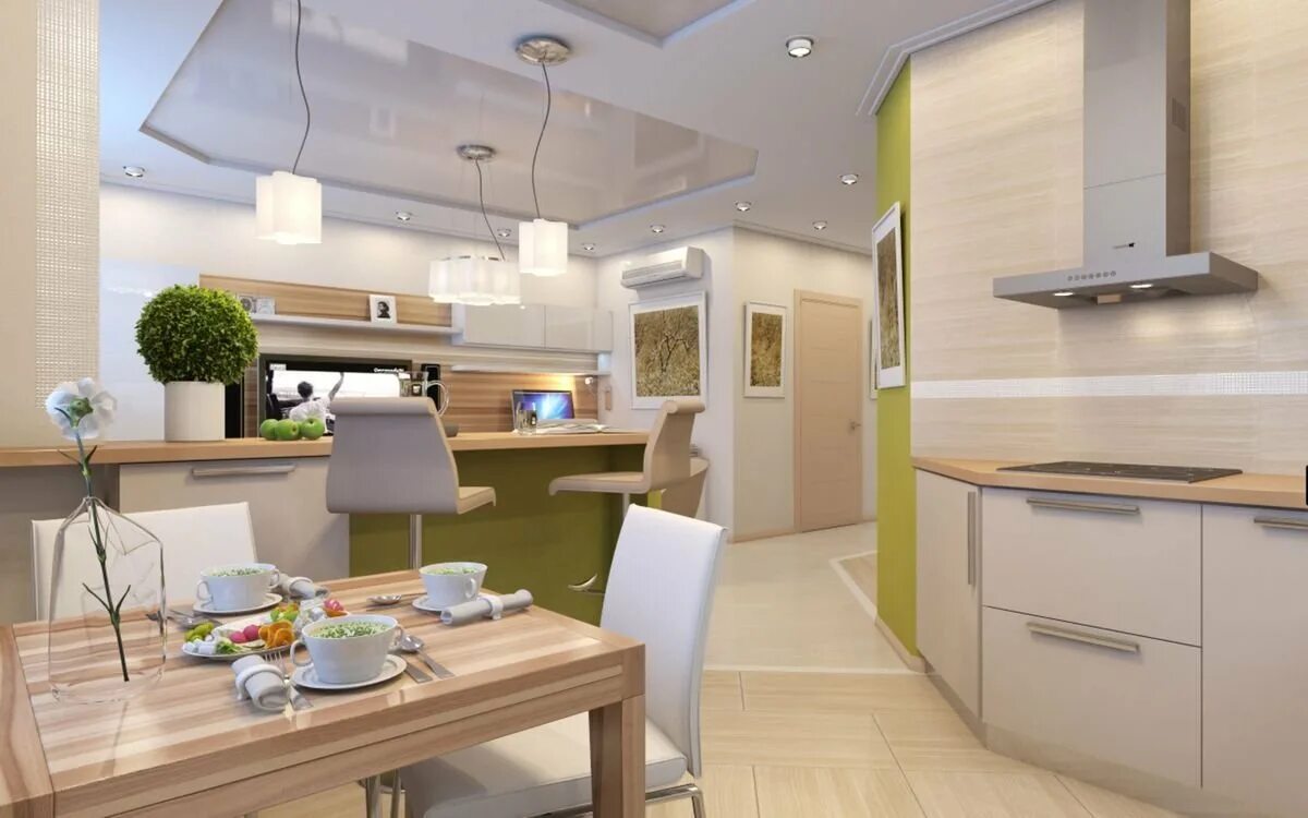 Кухня трапеция планировка фото Трапециевидная кухня - Дом Мебели.ру