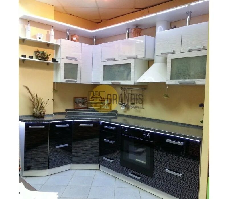 Кухня трапеция планировка фото Купить угловую кухню "Таверна" по цене от 23059руб. от фабрики Grandis Москва