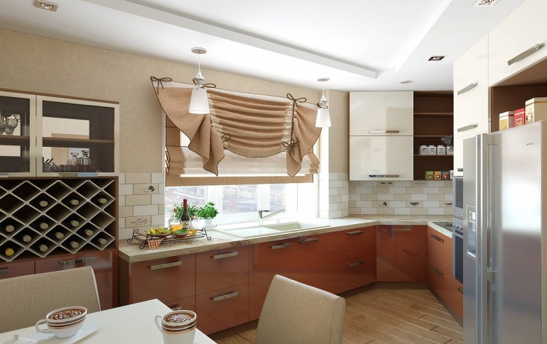 Кухня трапеция планировка фото Все о нестандартных кухнях