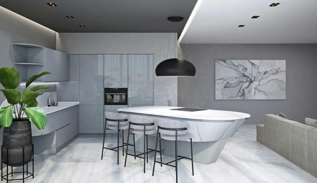 Кухня тренд 2024 фото Дизайн кухни 2023: модные идеи и тренды, 80 фото