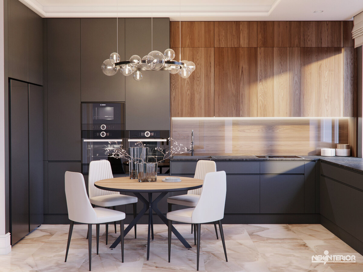 Кухня тренды в интерьере Проект интерьера кухни в современном стиле. ЖК Граф Орлов Ольга Кулекина Дзен