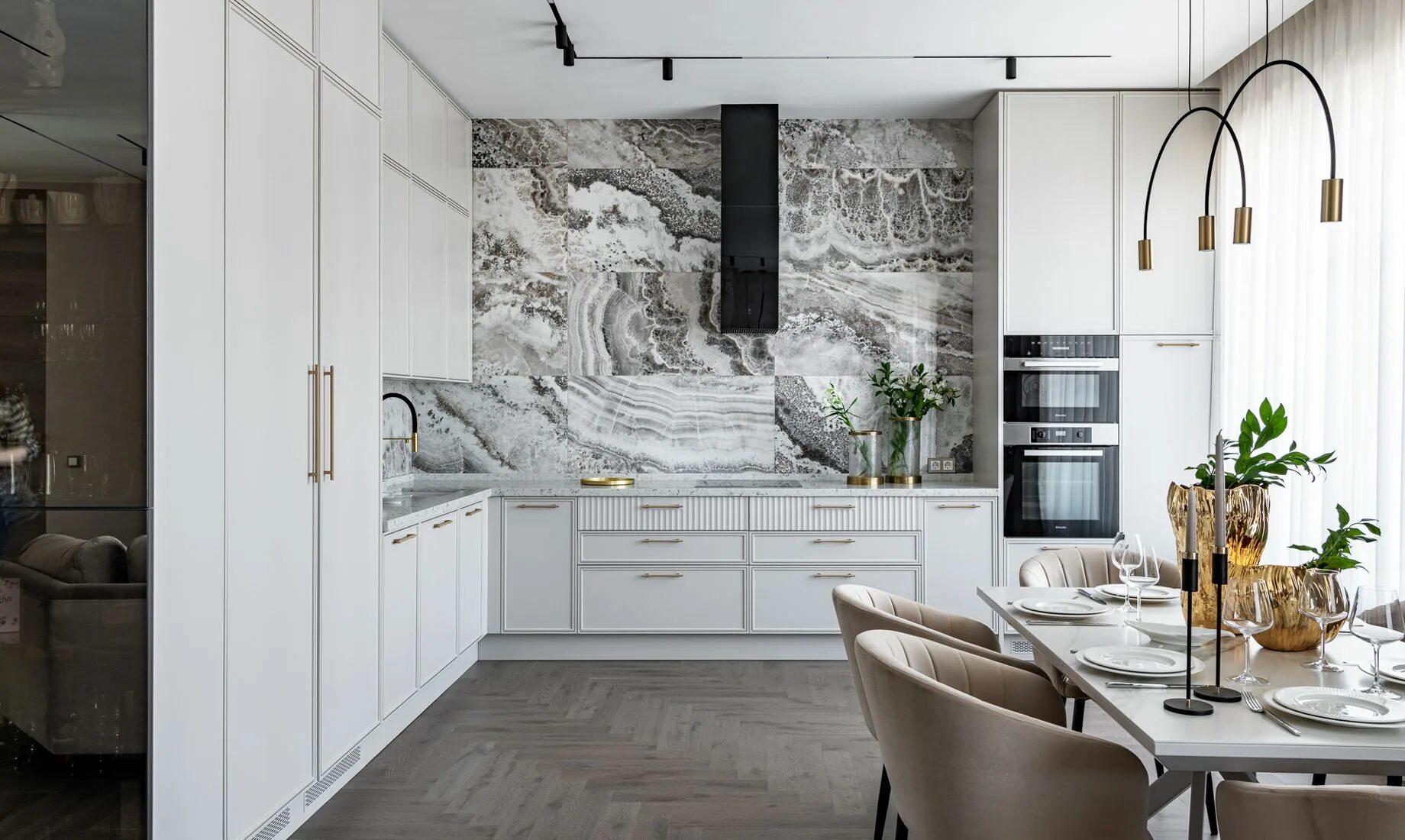 Кухня тренды в интерьере Мебель Giulia Novars в проекте Екатерины Янгель в современном стиле с элементами