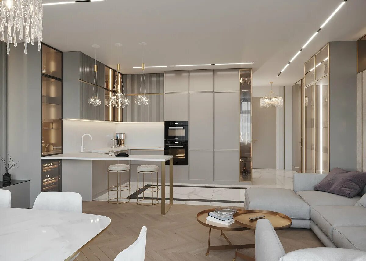 Кухня тренды в интерьере 2024 Тренды в интерьерах кухонь в 2024 году от Евгении Бубенщиковой! +50 реальных фот