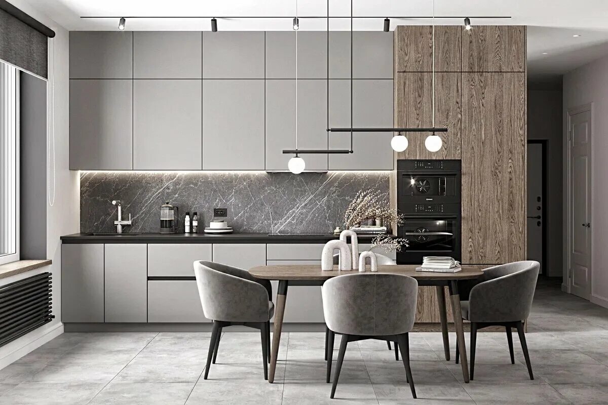 Кухня тренды в интерьере 2024 Серый цвет в дизайне интерьера: почему он популярен REMPLANNER СТУДИЯ ДИЗАЙНА ПЛ