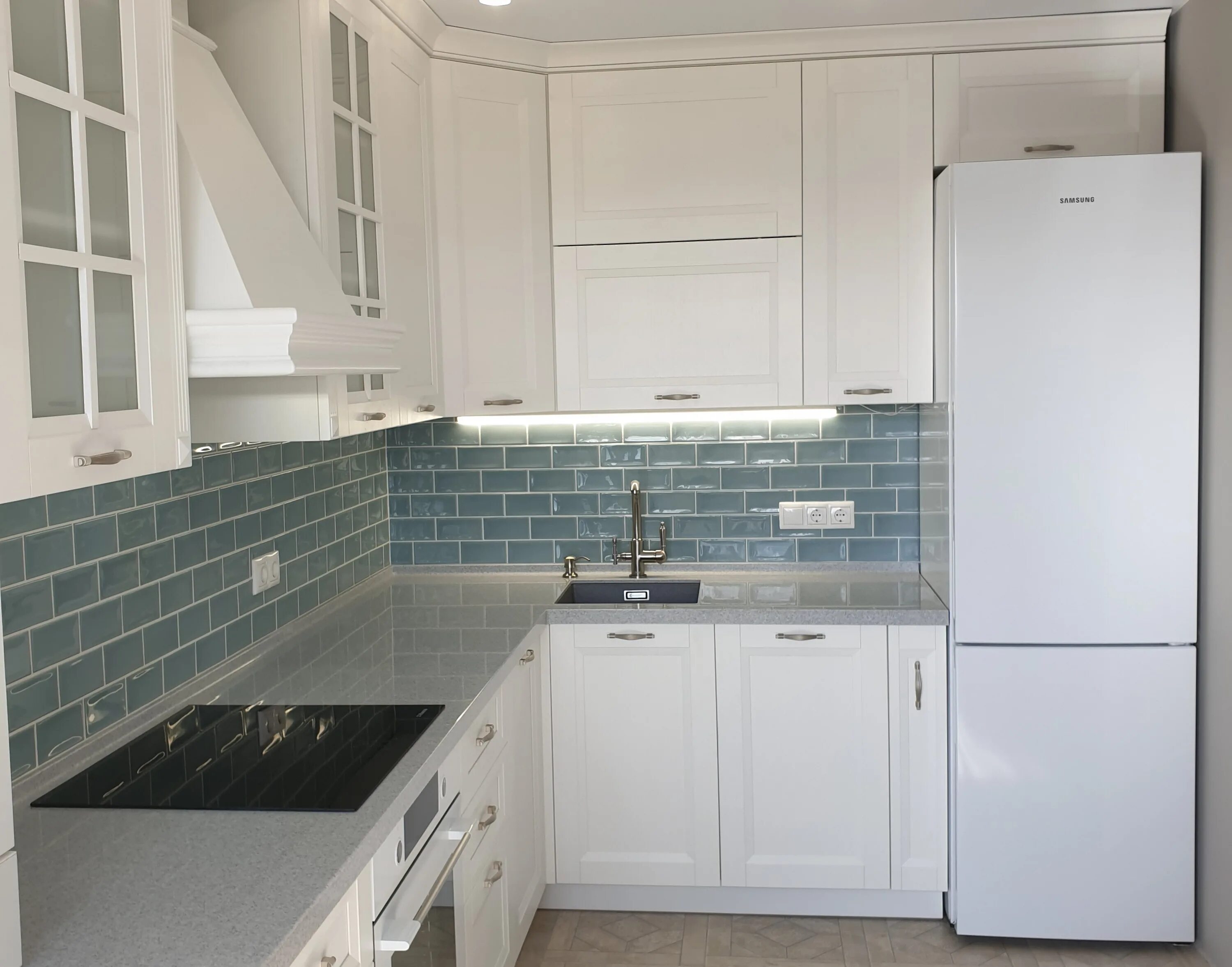 Кухня тренто мария фото в интерьере Татьяна , ул. Большая д.5, кухня Тренто Бьянко