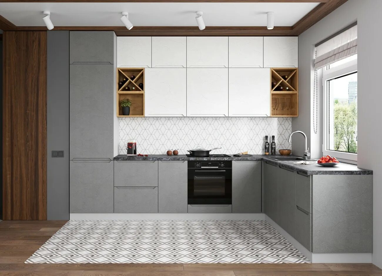 Кухня тренто мария фото в интерьере Кухня "Тренто" по цене 40018 ₽ купить в Томске