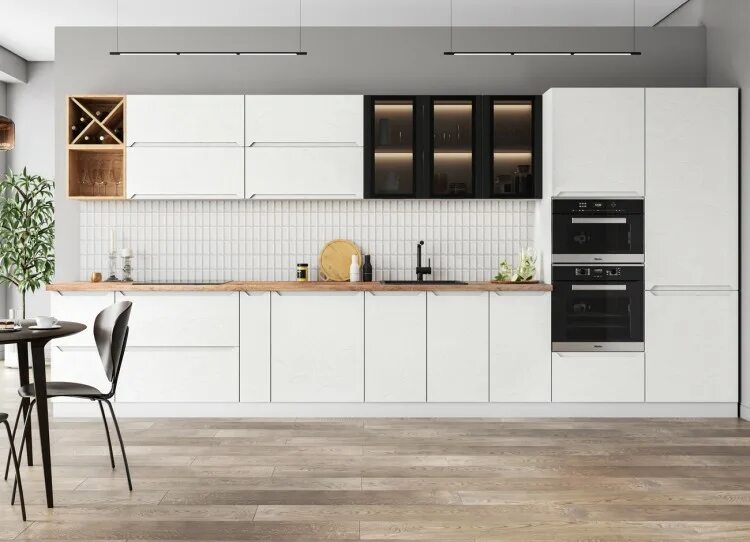 Кухня тренто мария фото в интерьере Купить Модульная кухня "Тренто" - цена 21 990 руб.. Воронеж, магазин Мебель Слав