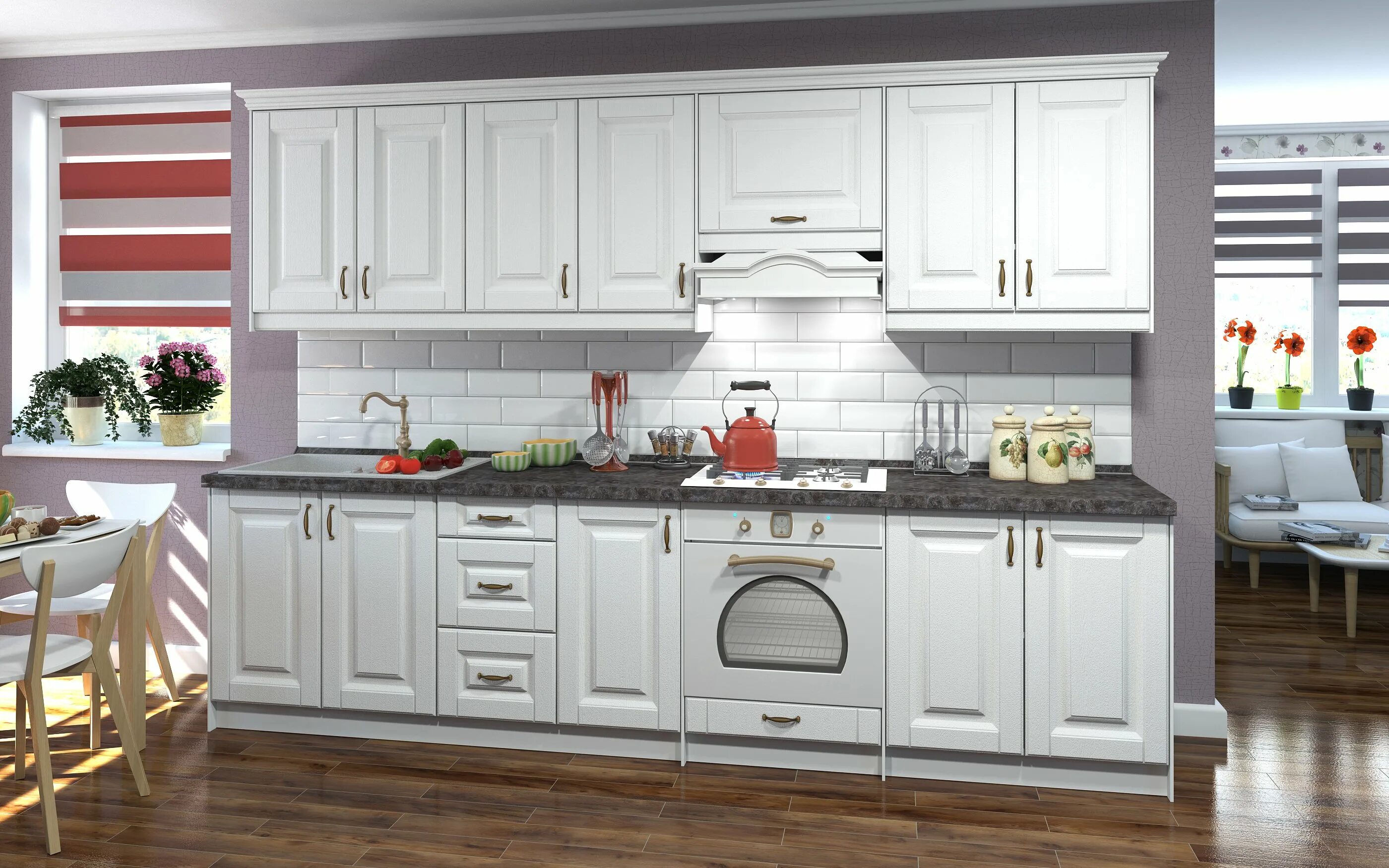 Кухня тренто мария фото в интерьере Кухня николь фабрики мария - 4sofa.ru