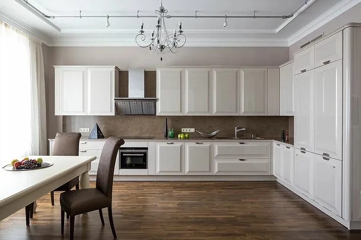 Кухня тренто мария фото в интерьере Остоженка Большая квартира в стиле фьюжн Interior design, Kitchen, Kitchen cabin