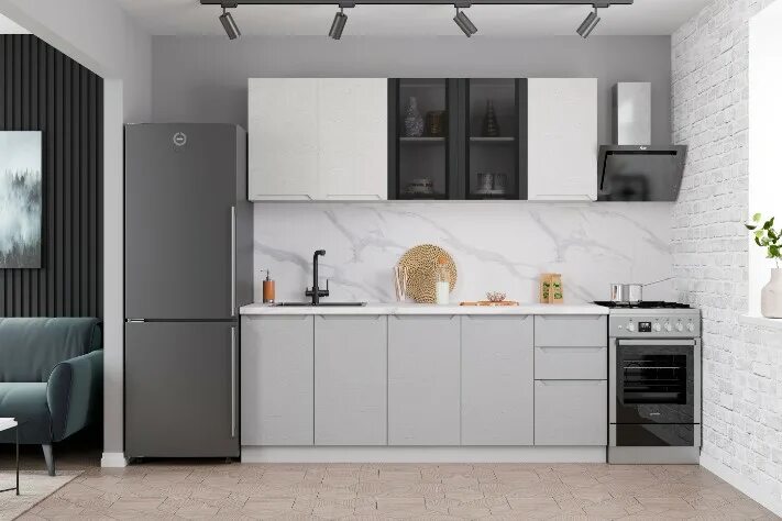 Кухня тренто мария фото в интерьере Кухня Тренто - Комплект № 1 купить по цене в Челябинске - интернет магазин inara