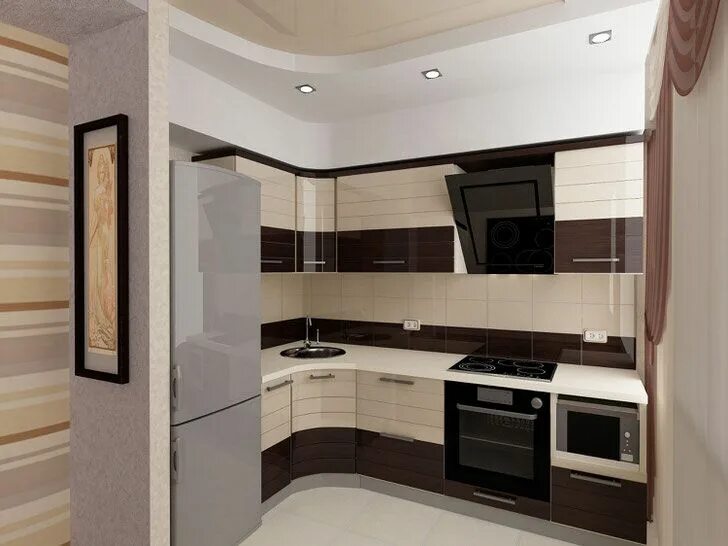 Кухня углом дизайн фото undefined Kitchen design, Kitchen appliances, Kitchen