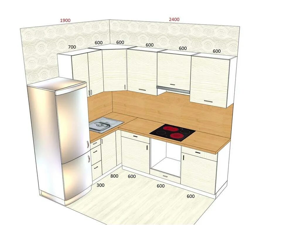 Кухня угловая дизайн размеры 80 примеров угловых кухонь + секреты дизайна и удачной планировки