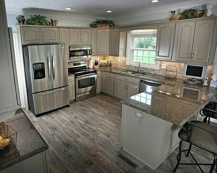 Кухня угловая фото дизайн в доме Pin on кιт ¢ нєη Kitchen remodel small, Kitchen renovation, Kitchen design small